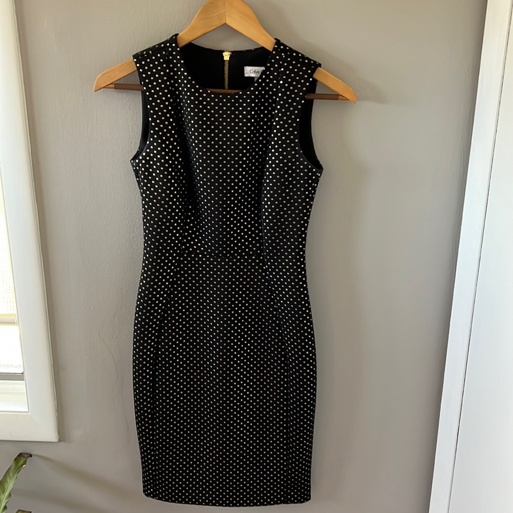 Calvin Klein sheath cocktail dress